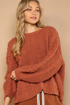 Sweater - Crop - Pumpkin