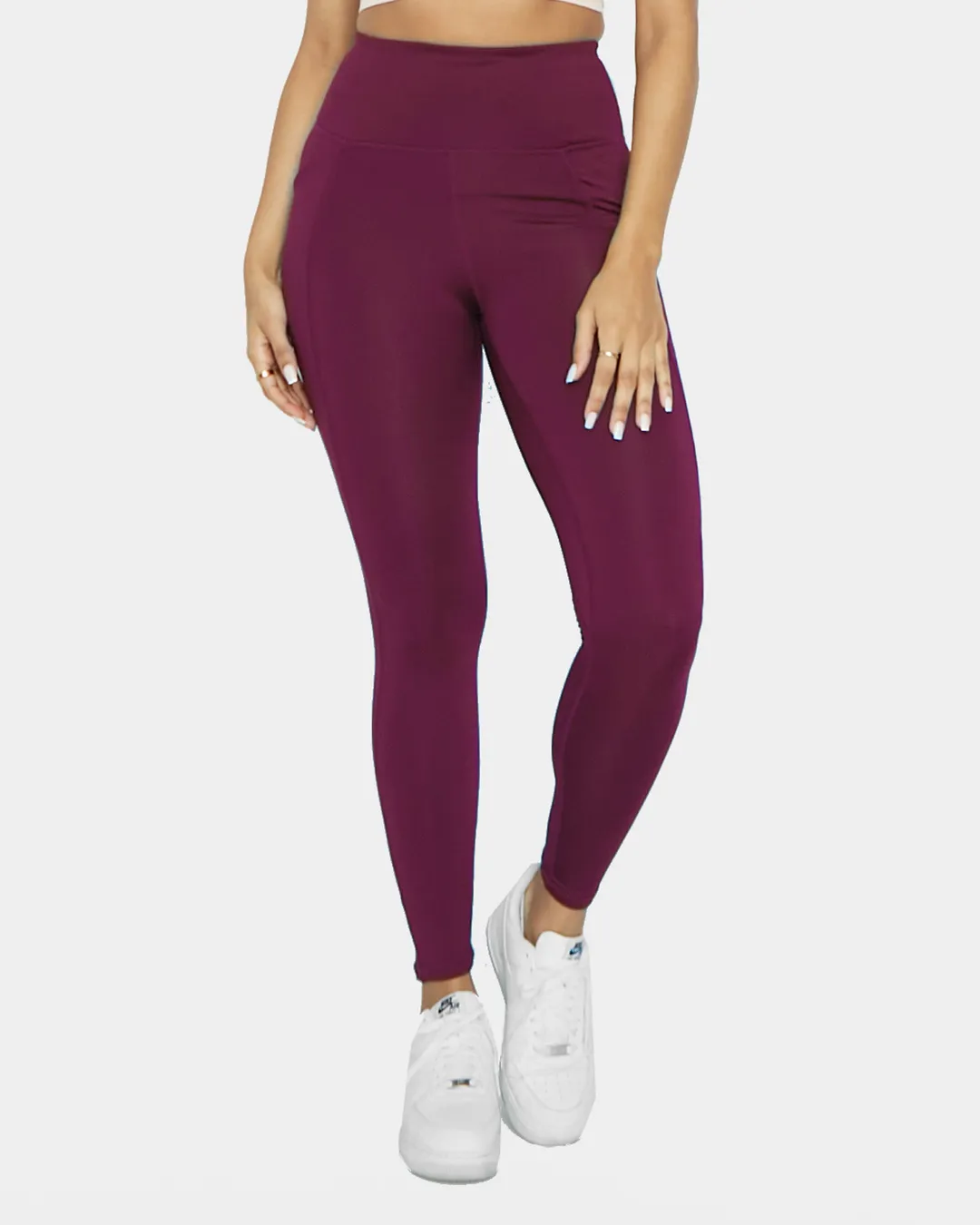 Thermal Warm Leggings - Mulberry