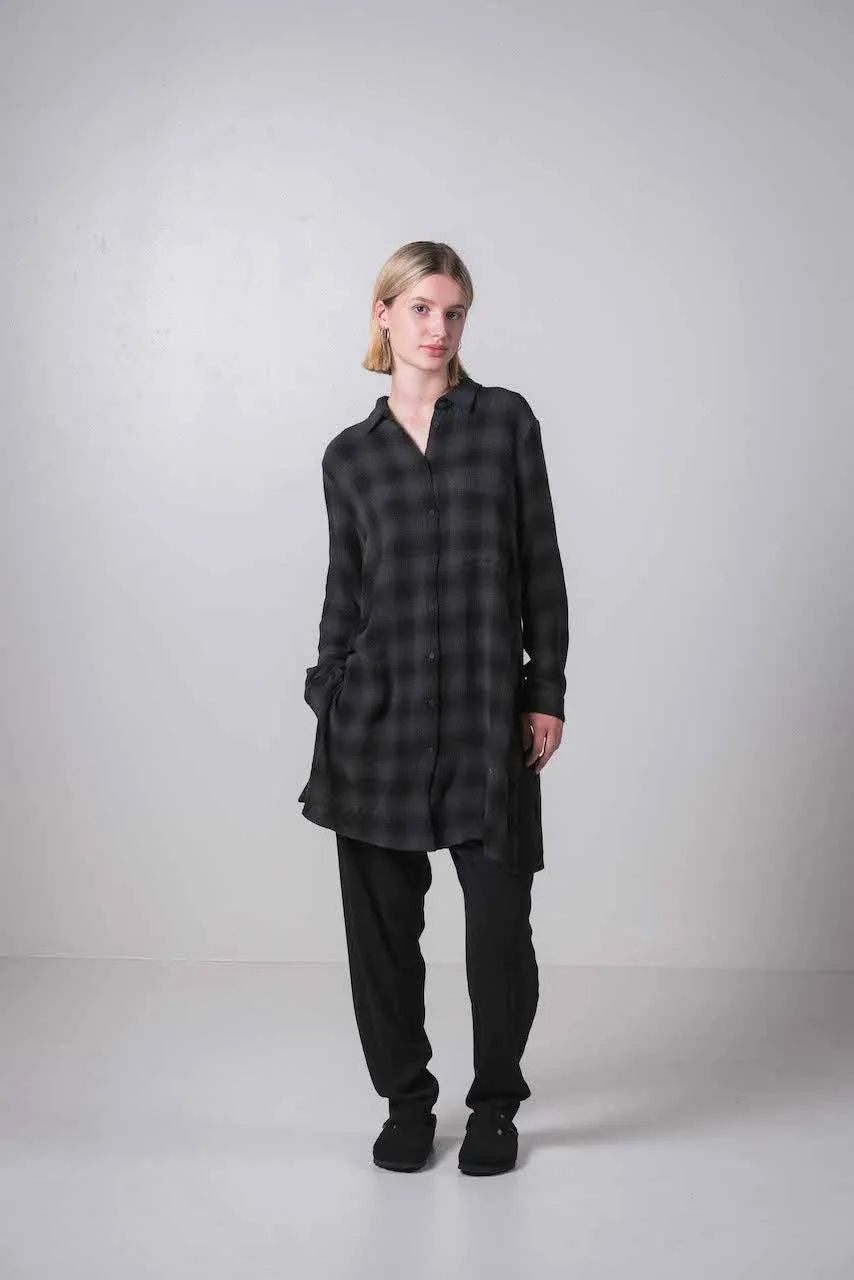 Transit Par Such Mud Check Long Shirt