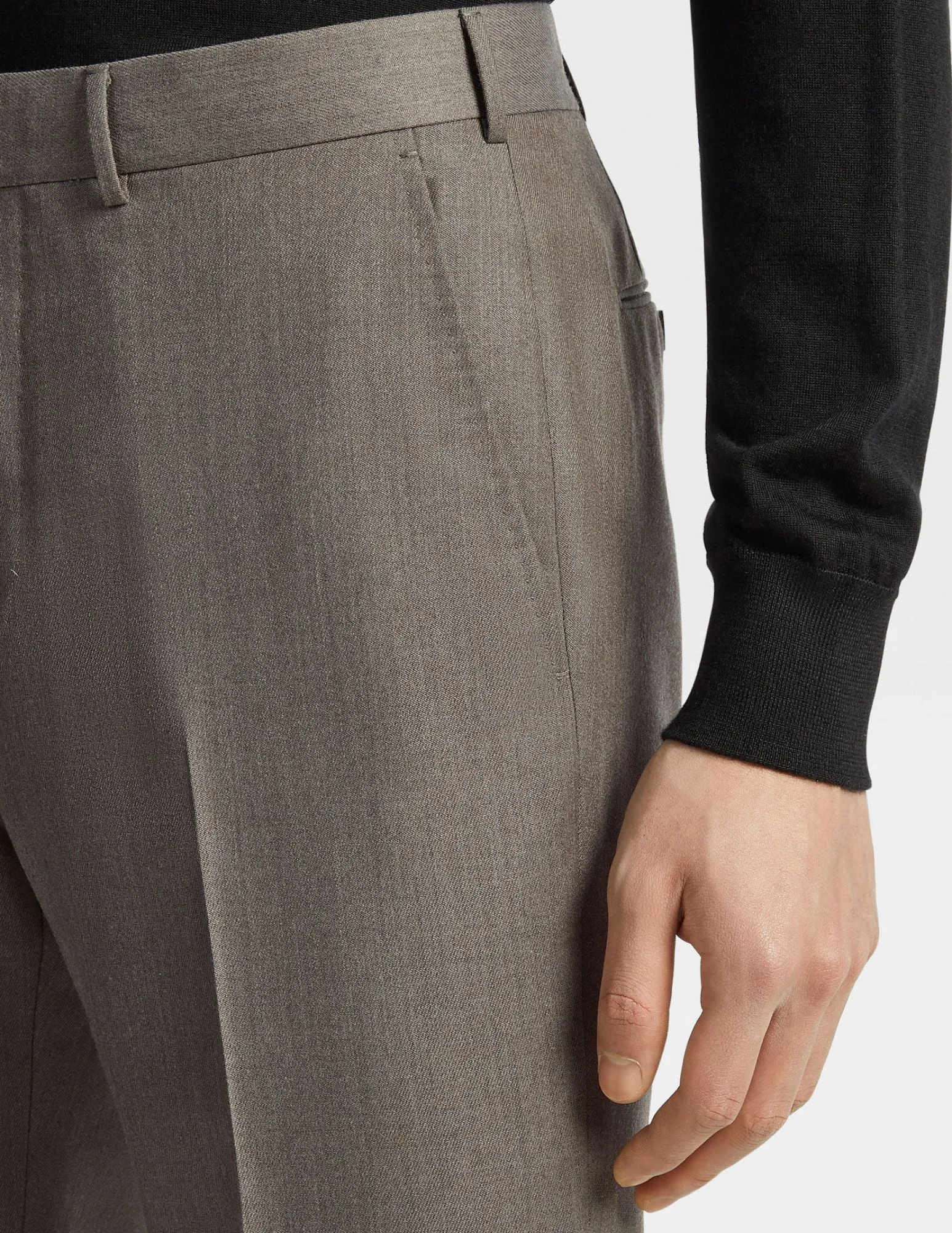 Trofeo Wool Trousers | Medium Brown