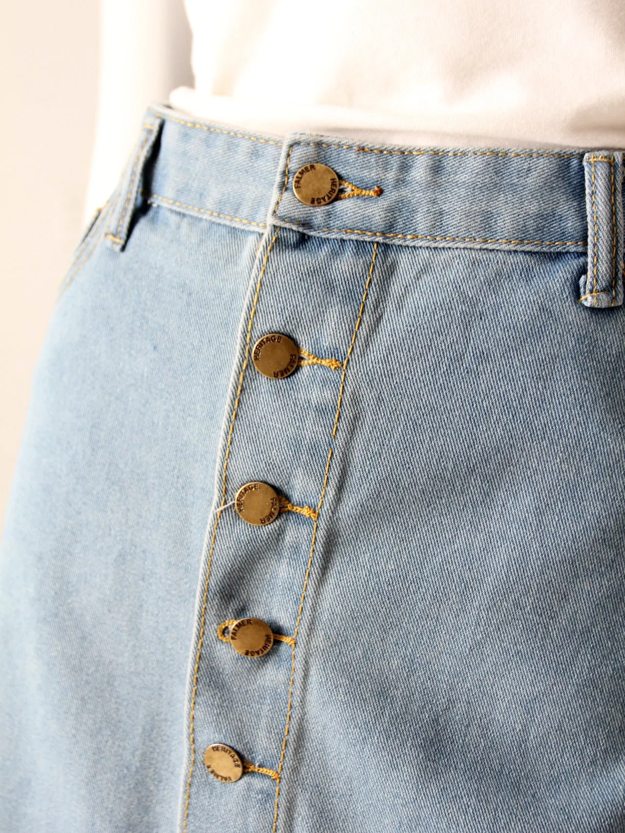 vintage 90s denim skirt