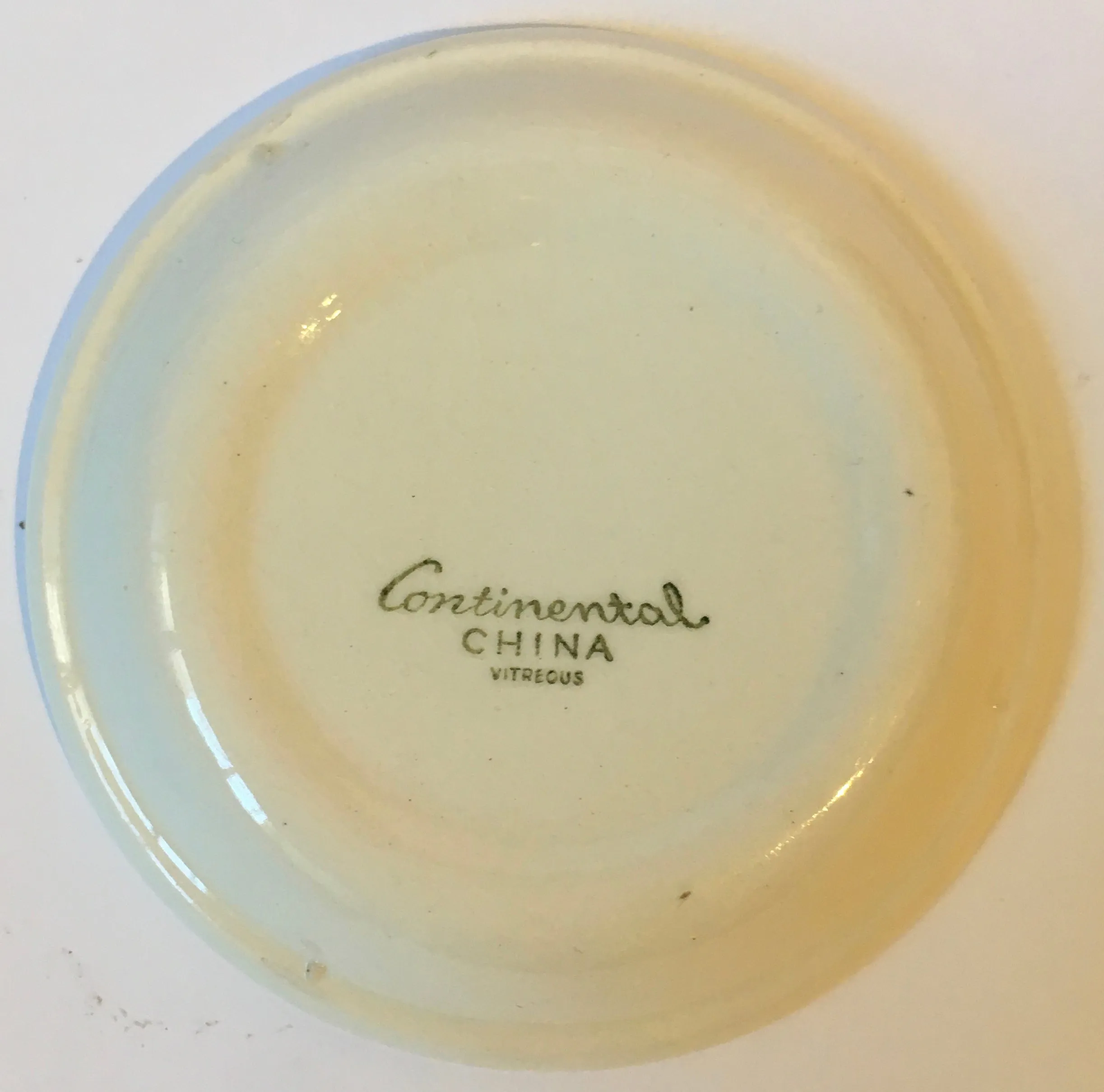 Vintage Continental Vitreous china ADVERTISING dish 1965 THE MIKADO CAPE TOWN Mid century design