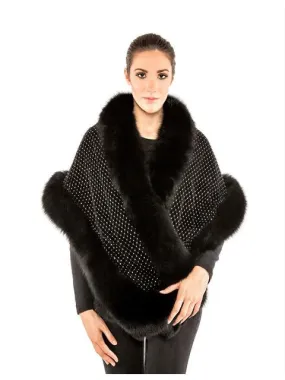 Volare Fox cape with Crystals