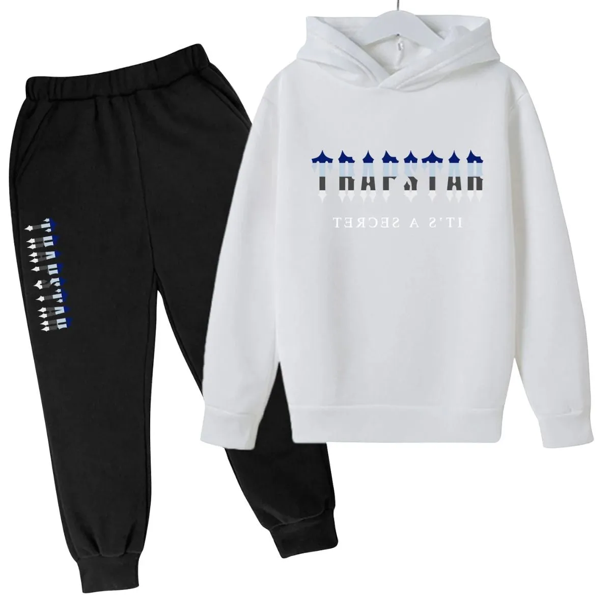 White and Black Trapstar Tracksuit