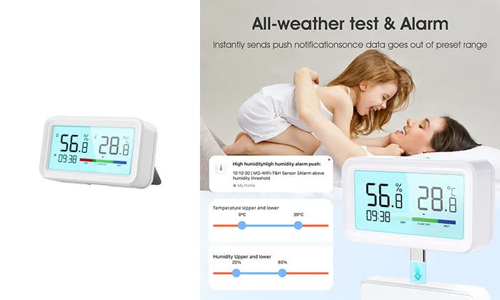 WiFi/zigbee Temperature And Humidity Sensor