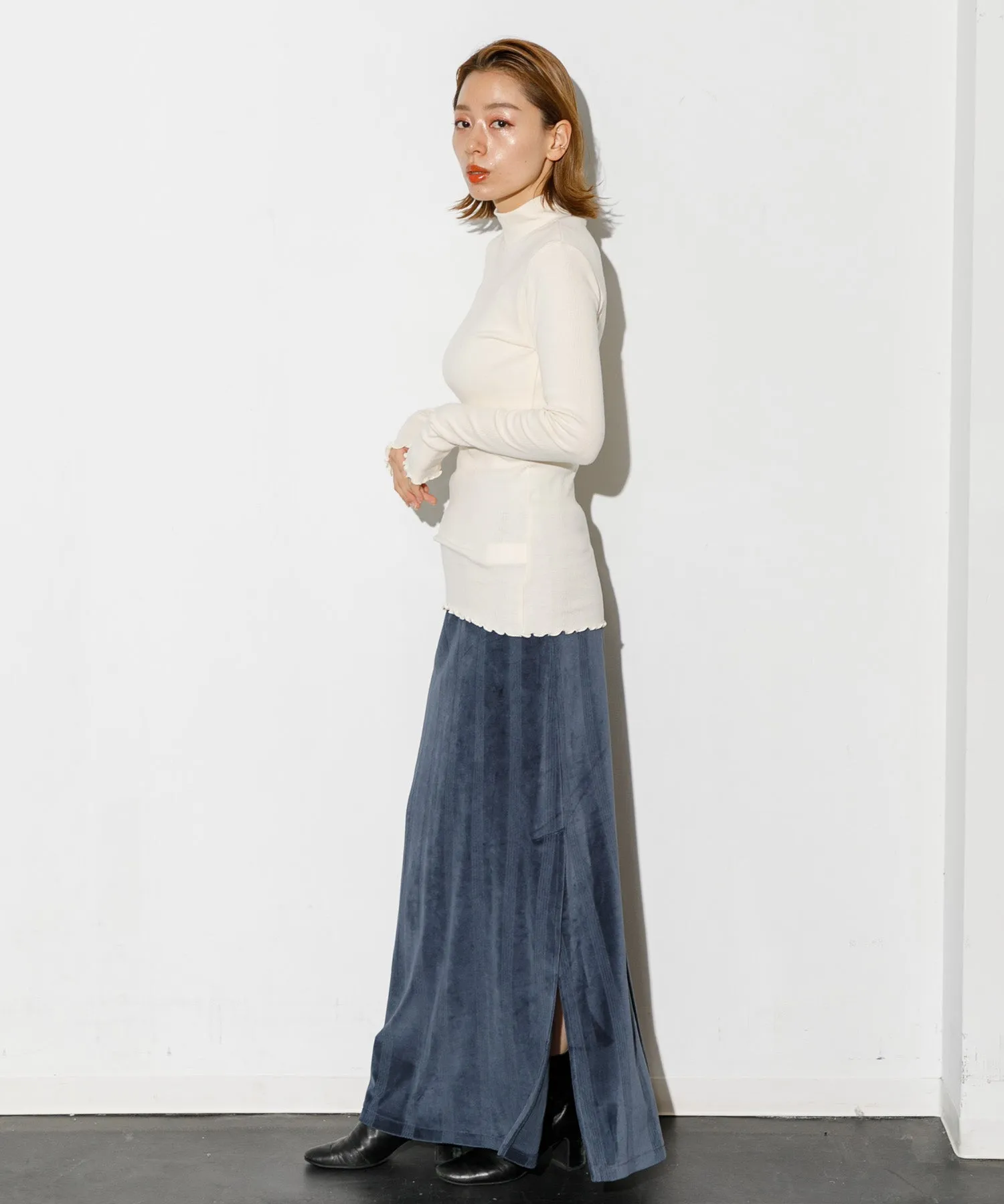 【WOMEN】Robert Pmiller Velor Skirt