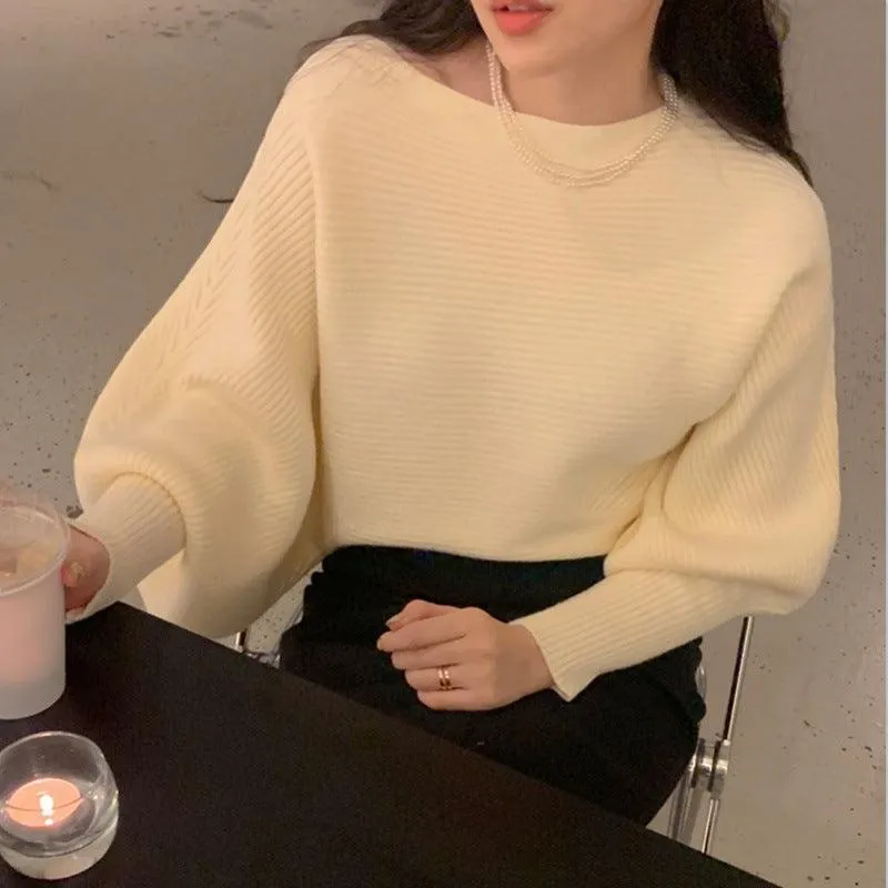 Women's Fashionable Temperament Long-sleeved Sweater