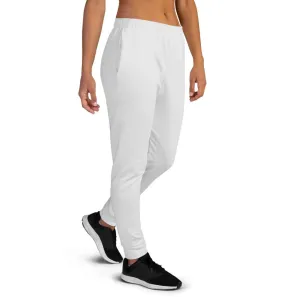 Women's Joggers, Solid Light Grey