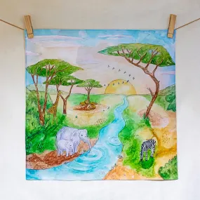 Wonderie Plains of Africa Playcloth