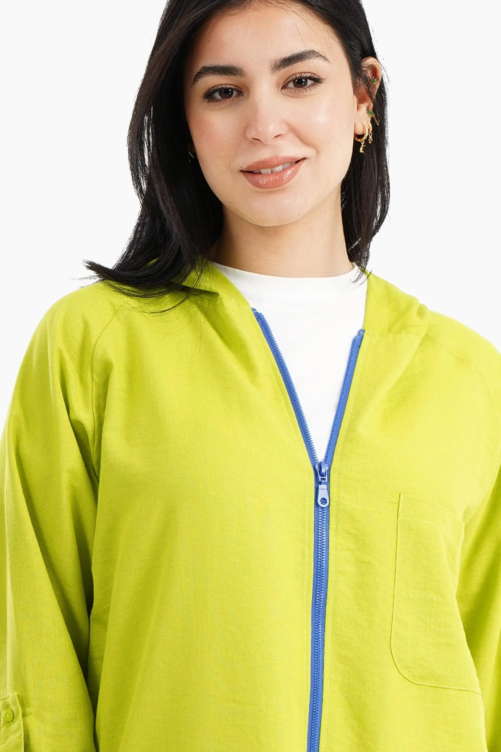 Zipper Closure Light Jacket