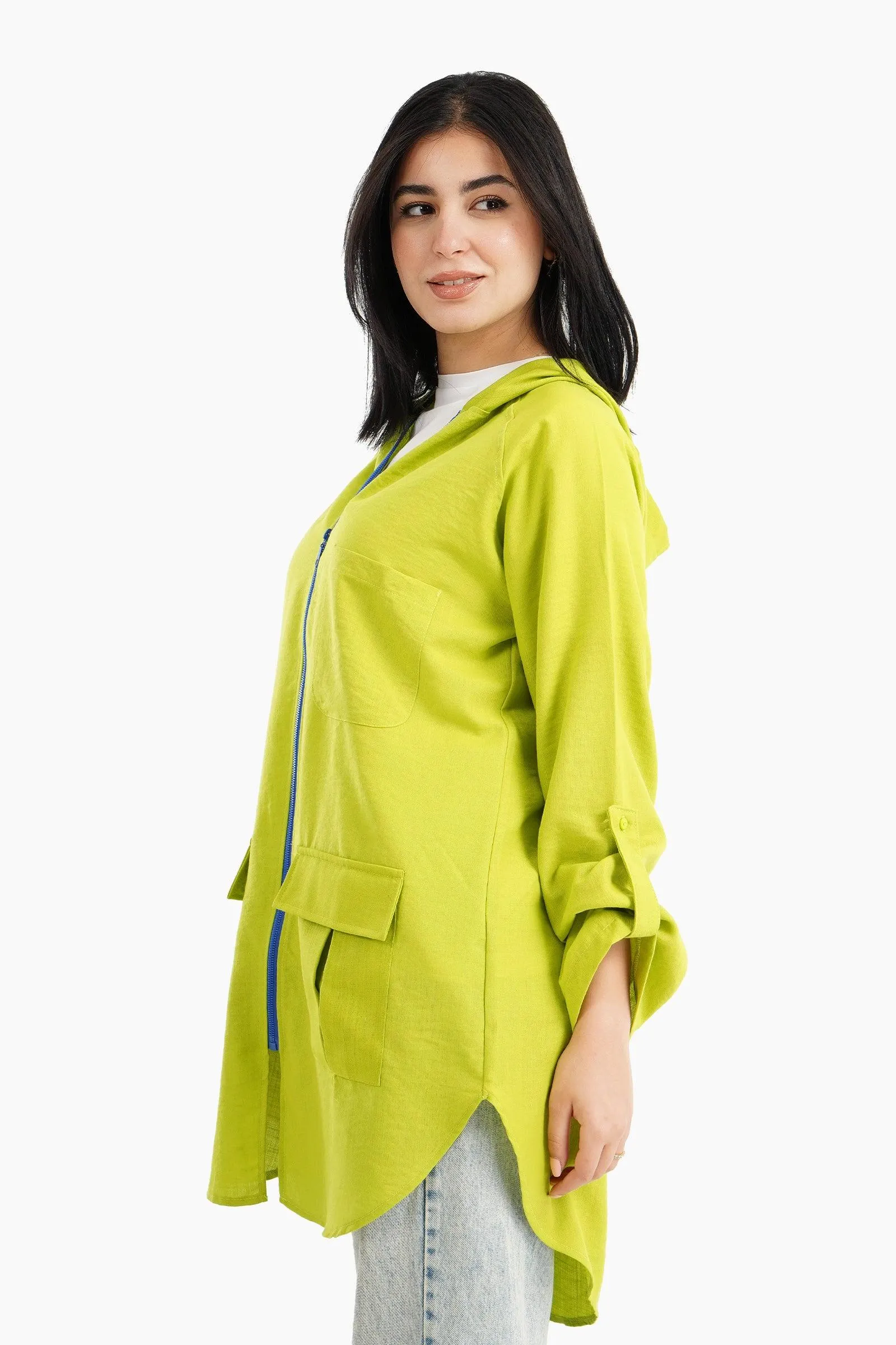 Zipper Closure Light Jacket